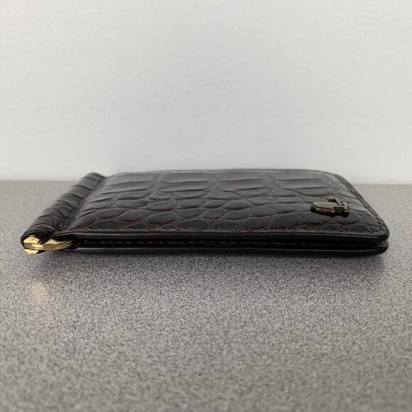 Masters Martin Dingman Alligator Card Holder Card Case ID Window Money Clip - Picture 13 of 15